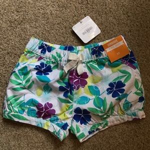 NWT Gymboree Girls Floral Shorts 5T